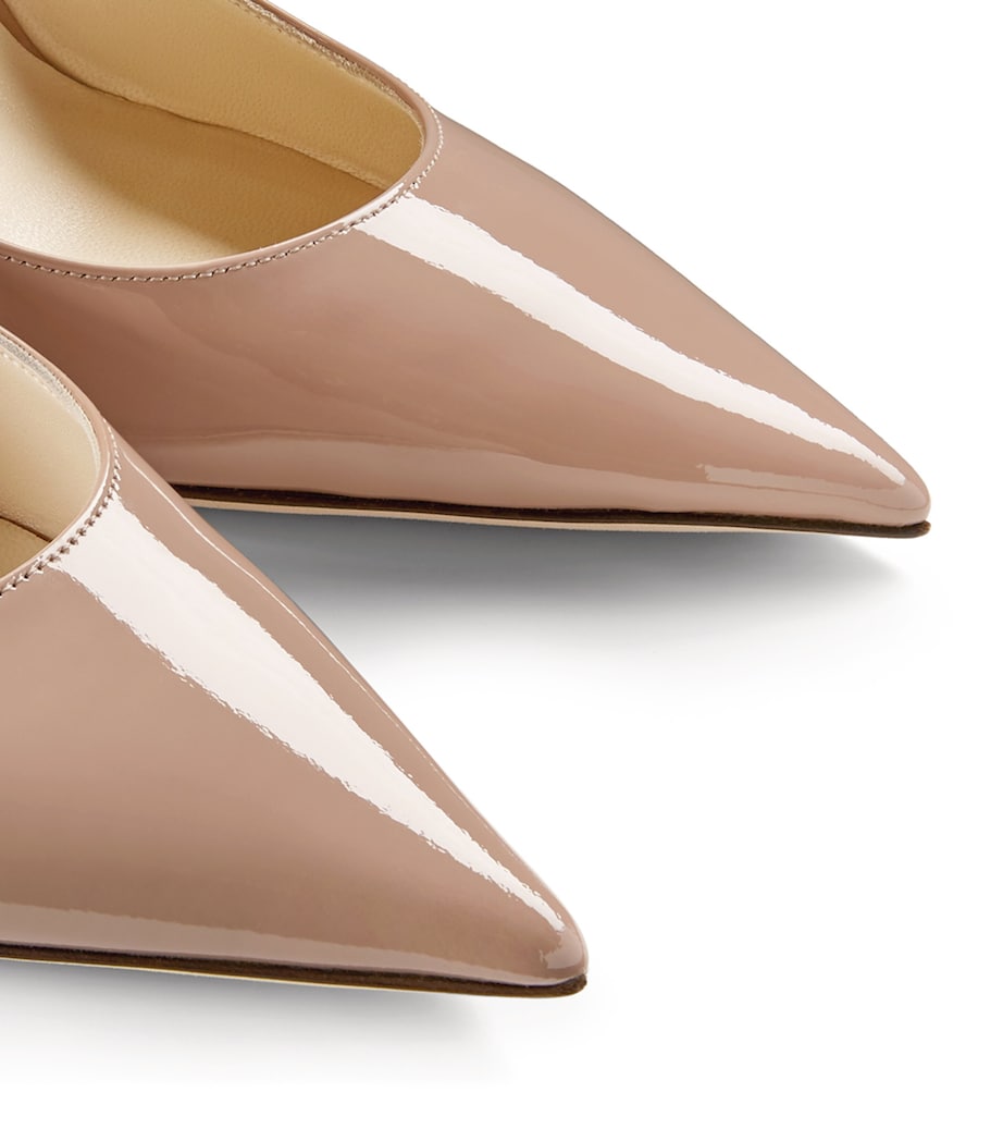 Pink Bing 100 Leather Mules