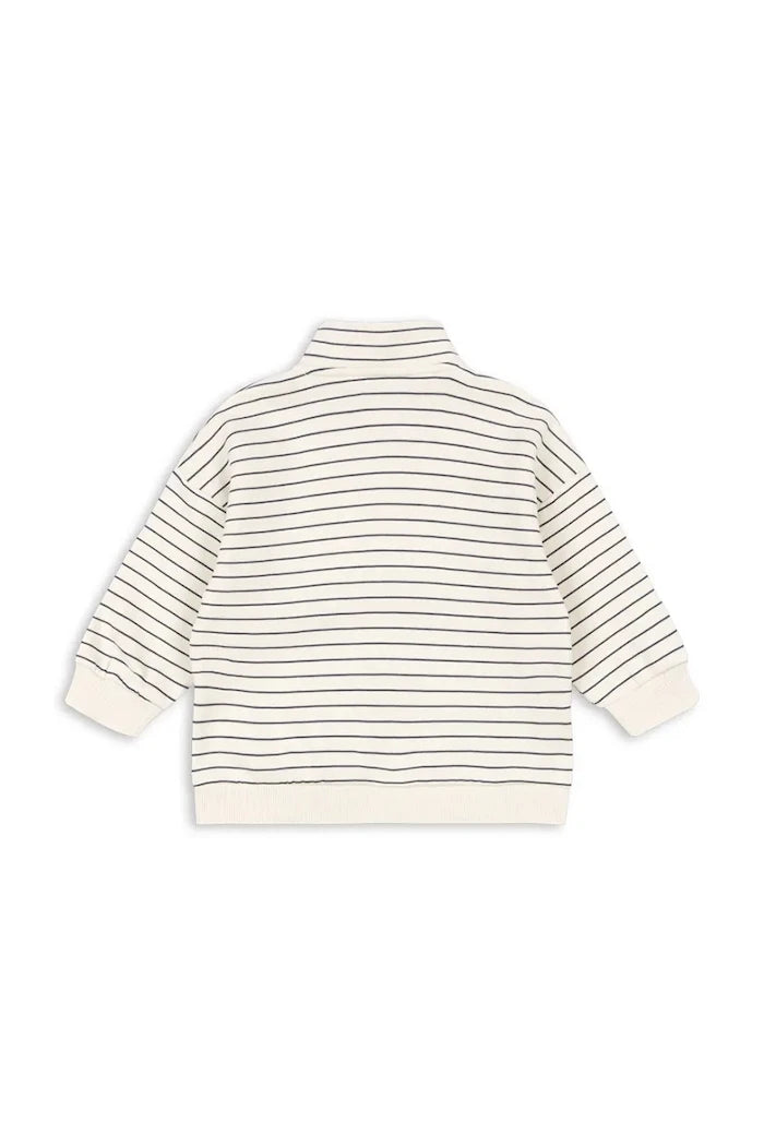 Детски суичър Konges Sløjd LOU STRIPE HALF ZIP SWEAT OCS