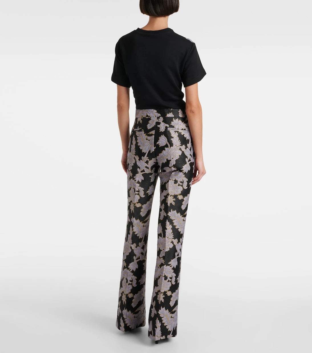 La DoubleJ - Saturday Night jacquard bootcut pants