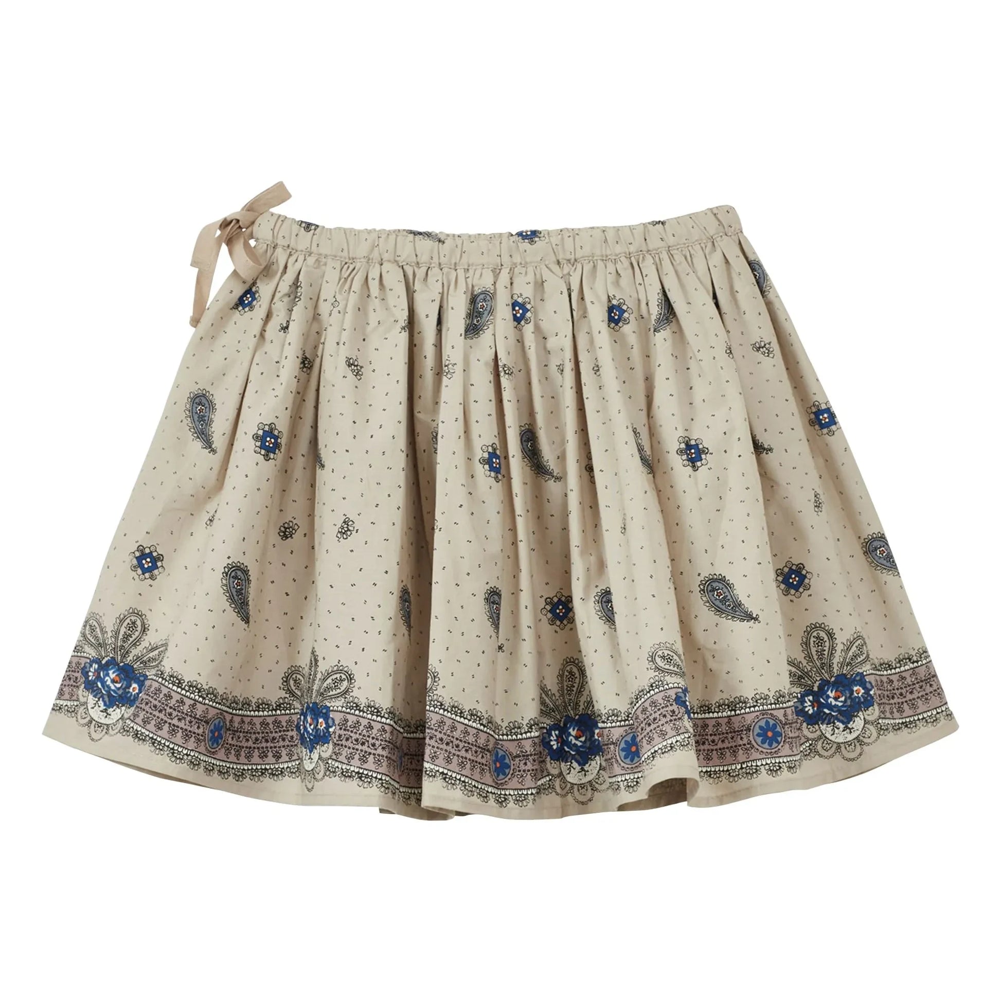 Caramel - Myla Paisley skirt | Ecru
