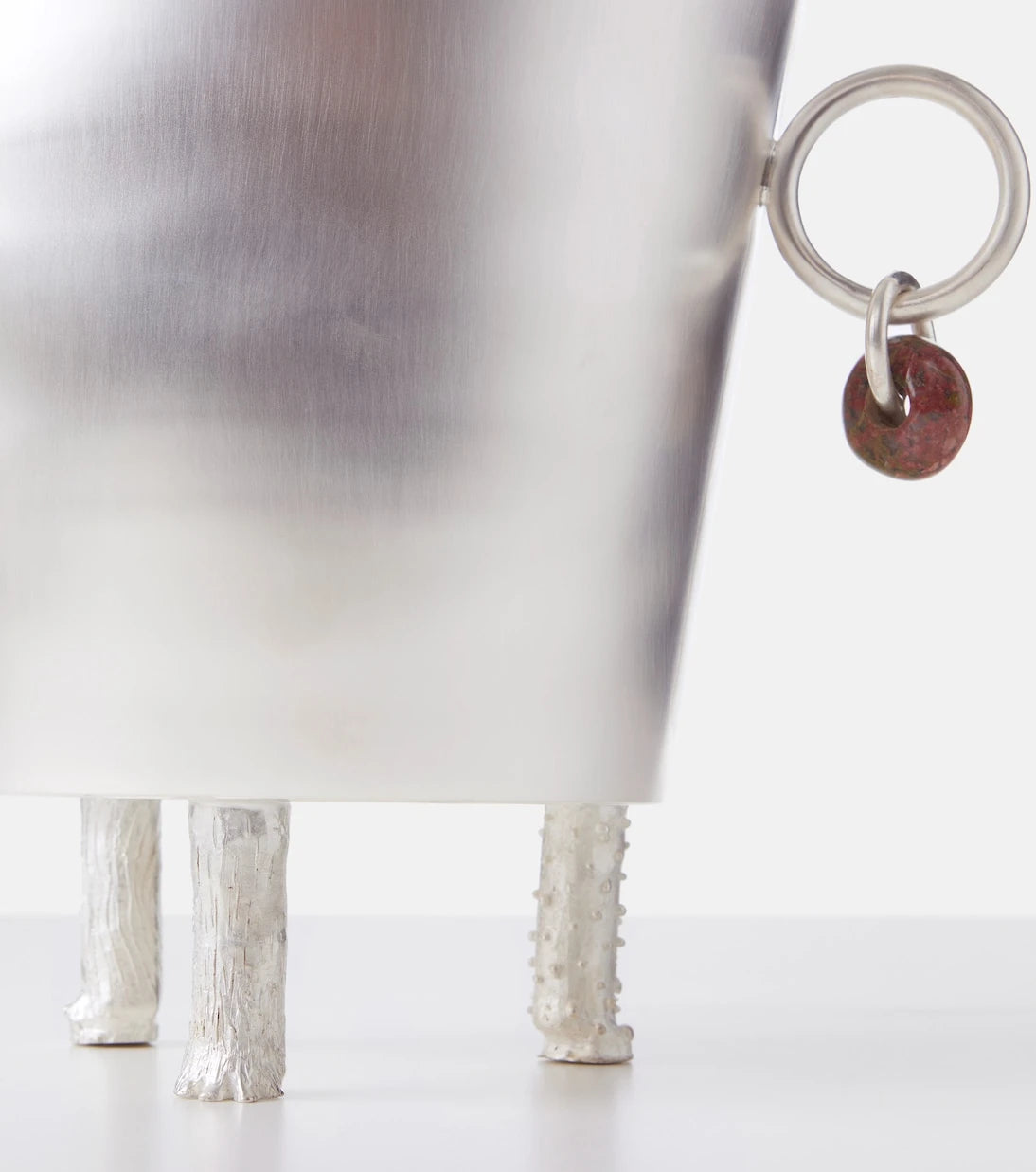 Natalia Criado - Embellished silver-plated ice bucket