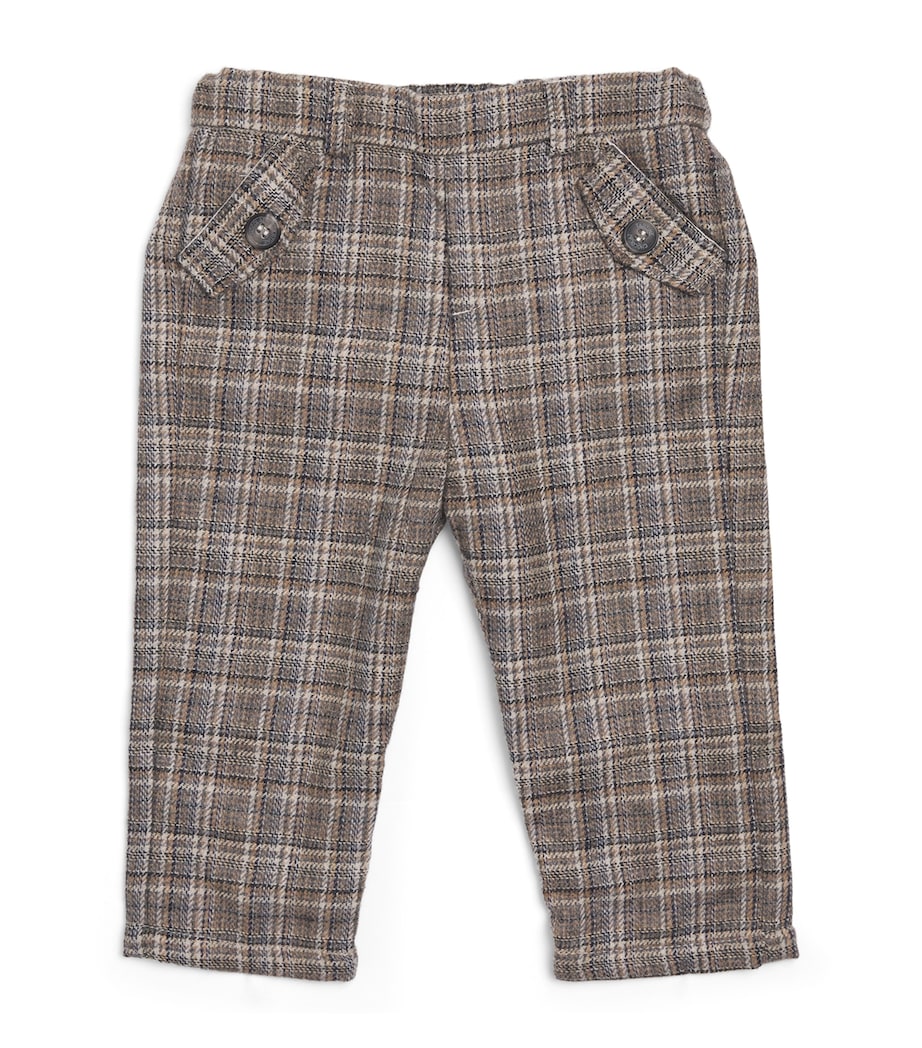 Wool-Blend Check Trousers (3 Months-4 Years)
