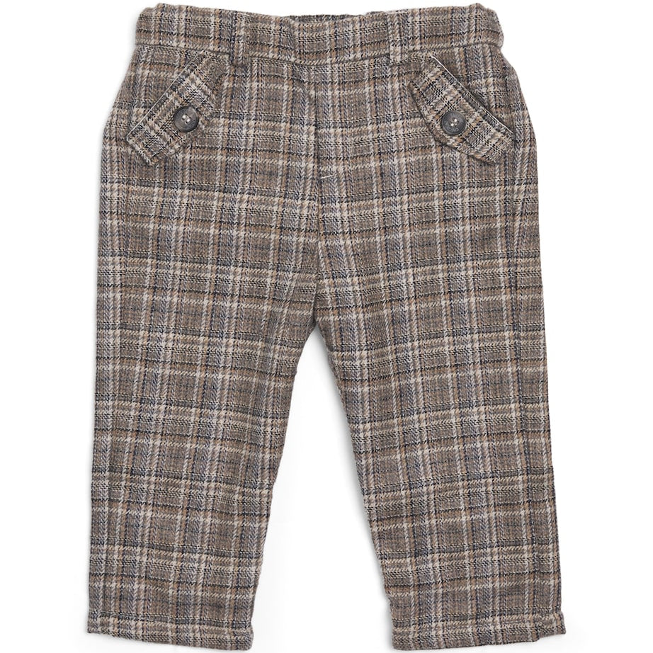Wool-Blend Check Trousers (3 Months-4 Years)