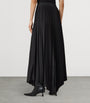 Black Pleated Jax Maxi Skirt