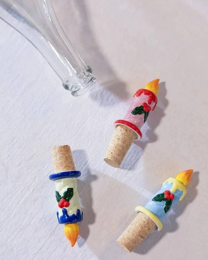Şarap mantarı &k amsterdam candle 11 cm