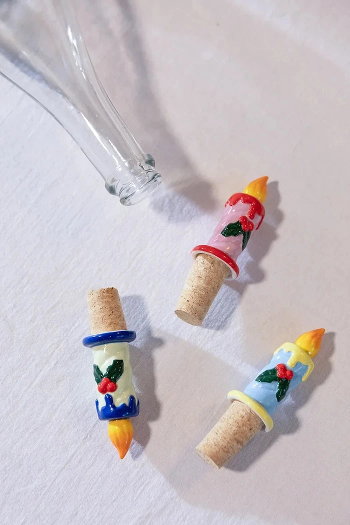 Şarap mantarı &k amsterdam candle 11 cm