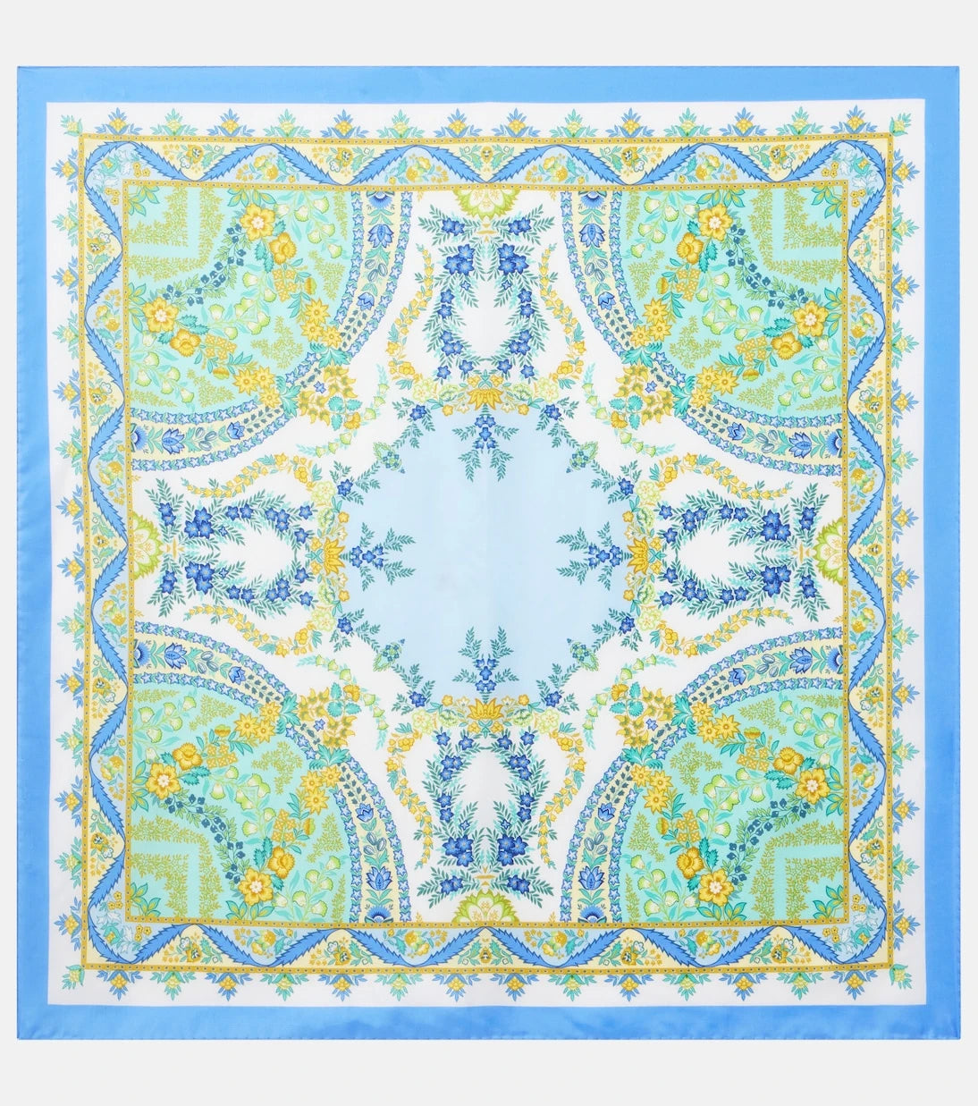 Etro - وشاح من نسيج التويل الحريري بنقشة الأزهار