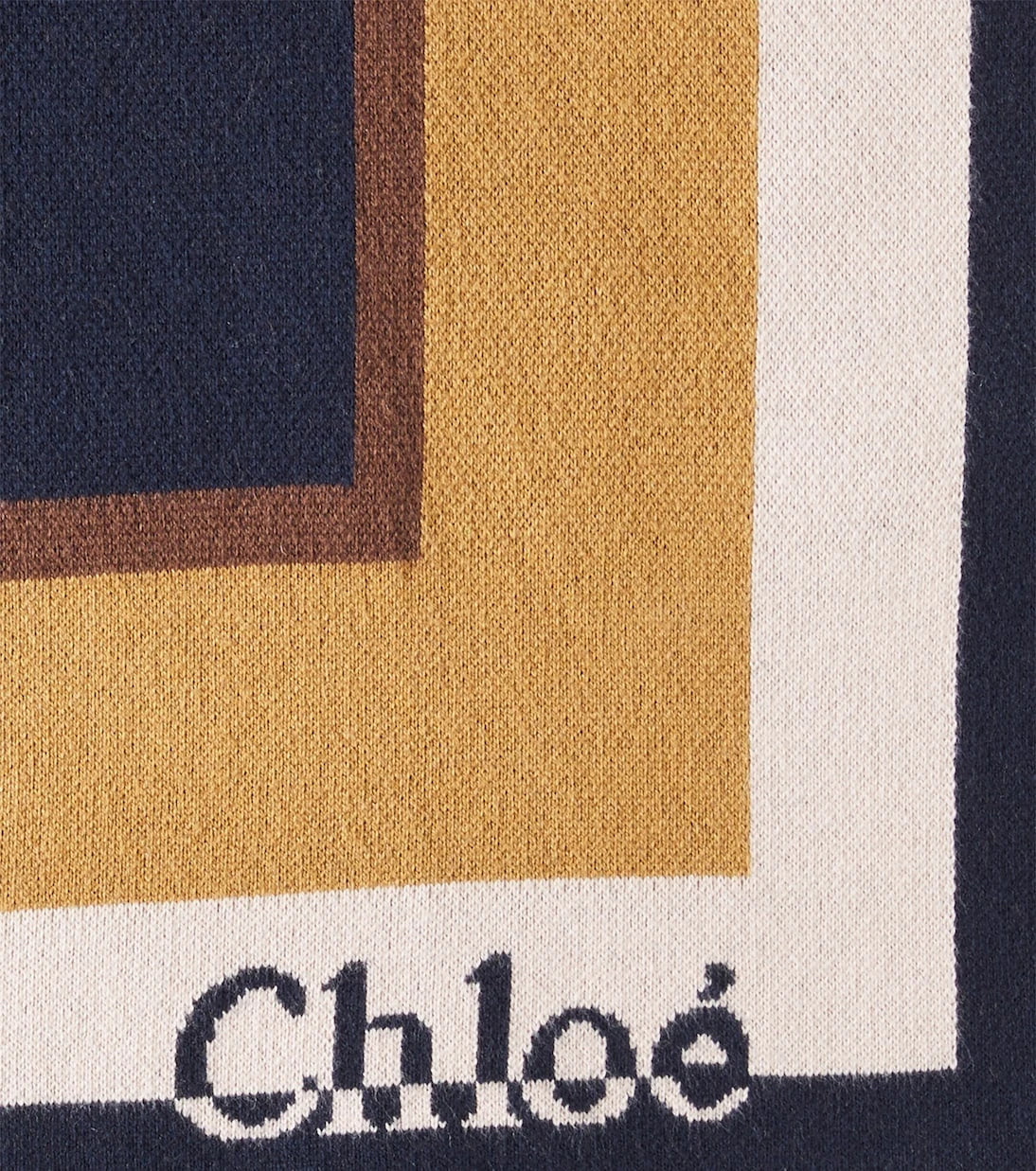 Chloé Kids - كاب من القطن والصوف بشعار الماركة