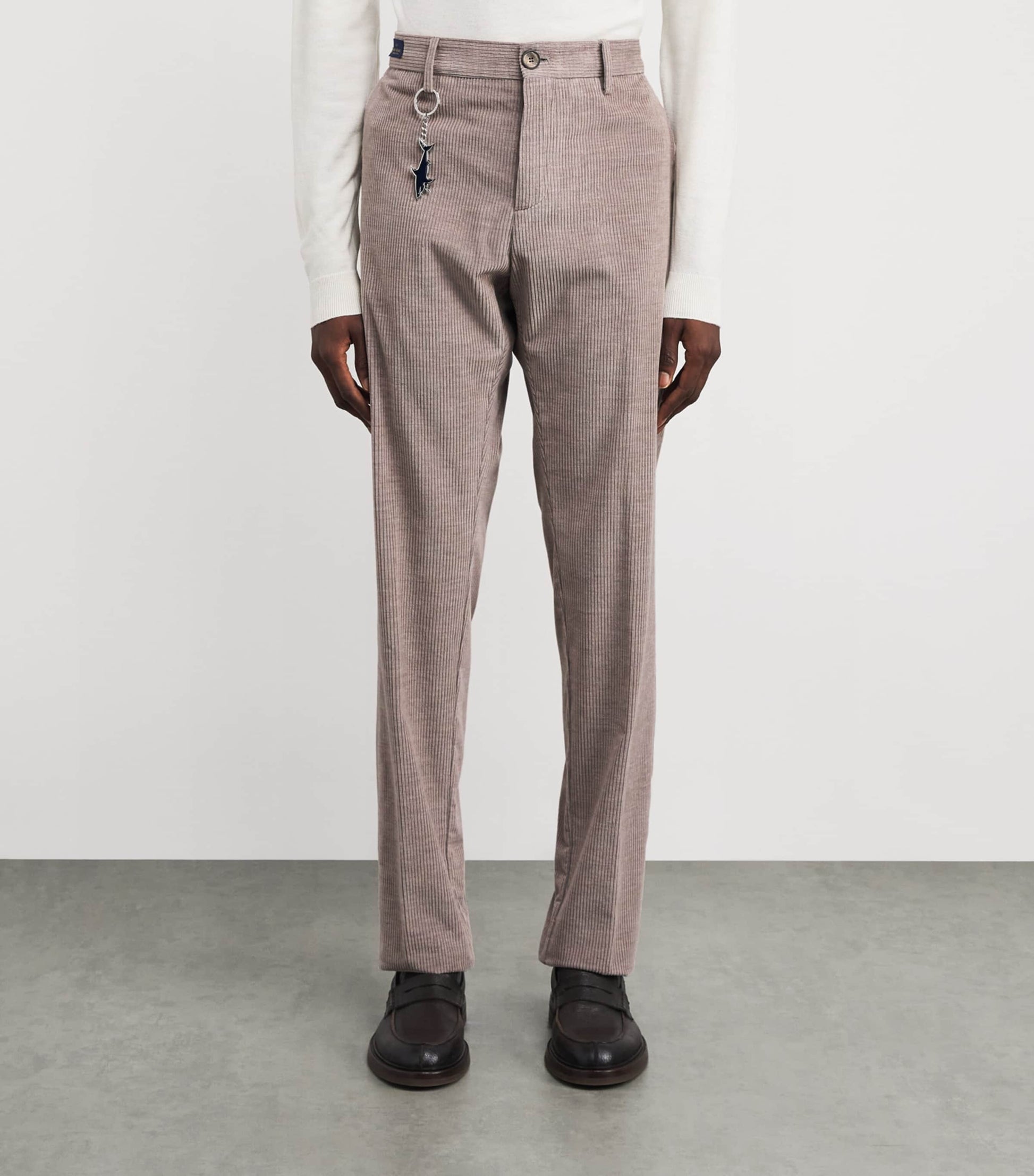 Cotton-Cashmere Corduroy Chinos