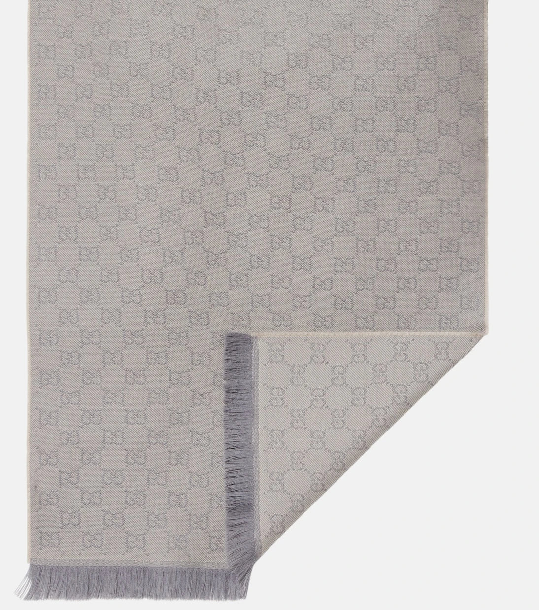 Gucci - GG jacquard wool scarf