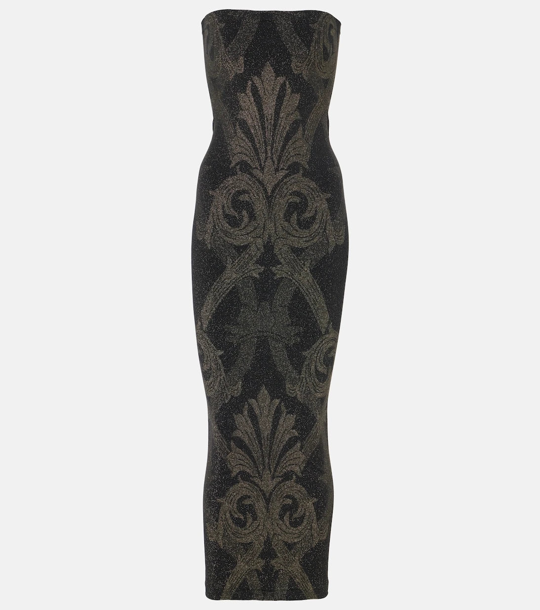 Wolford - x Etro lamé jacquard midi dress
