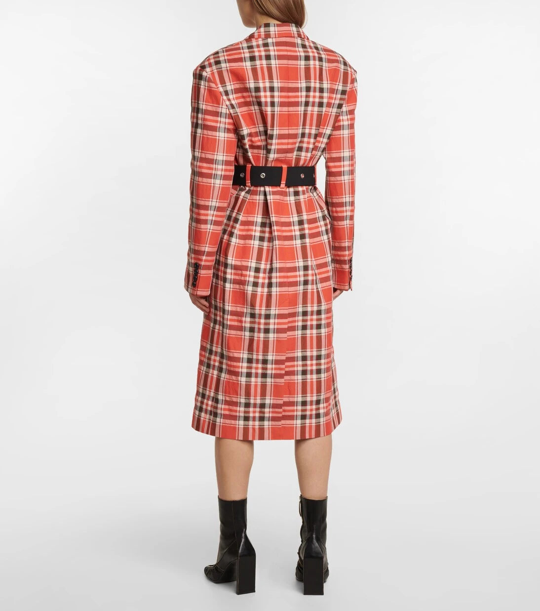Acne Studios - Belted checked coat