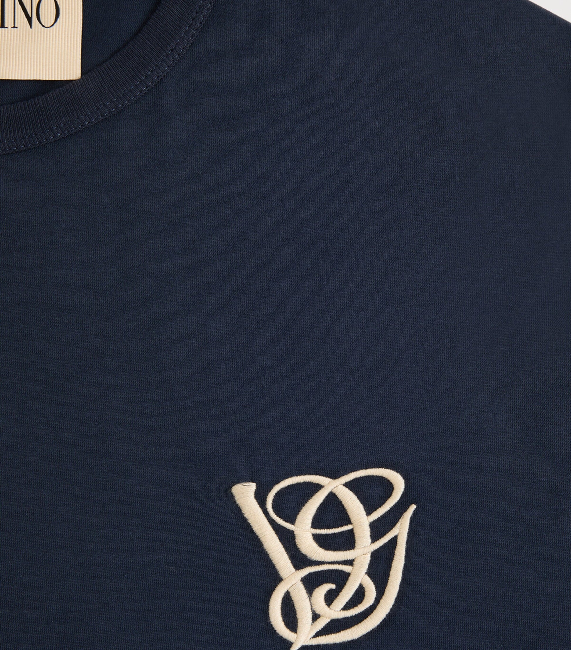 Valentino Garavani Cotton VG Embroidery T-Shirt