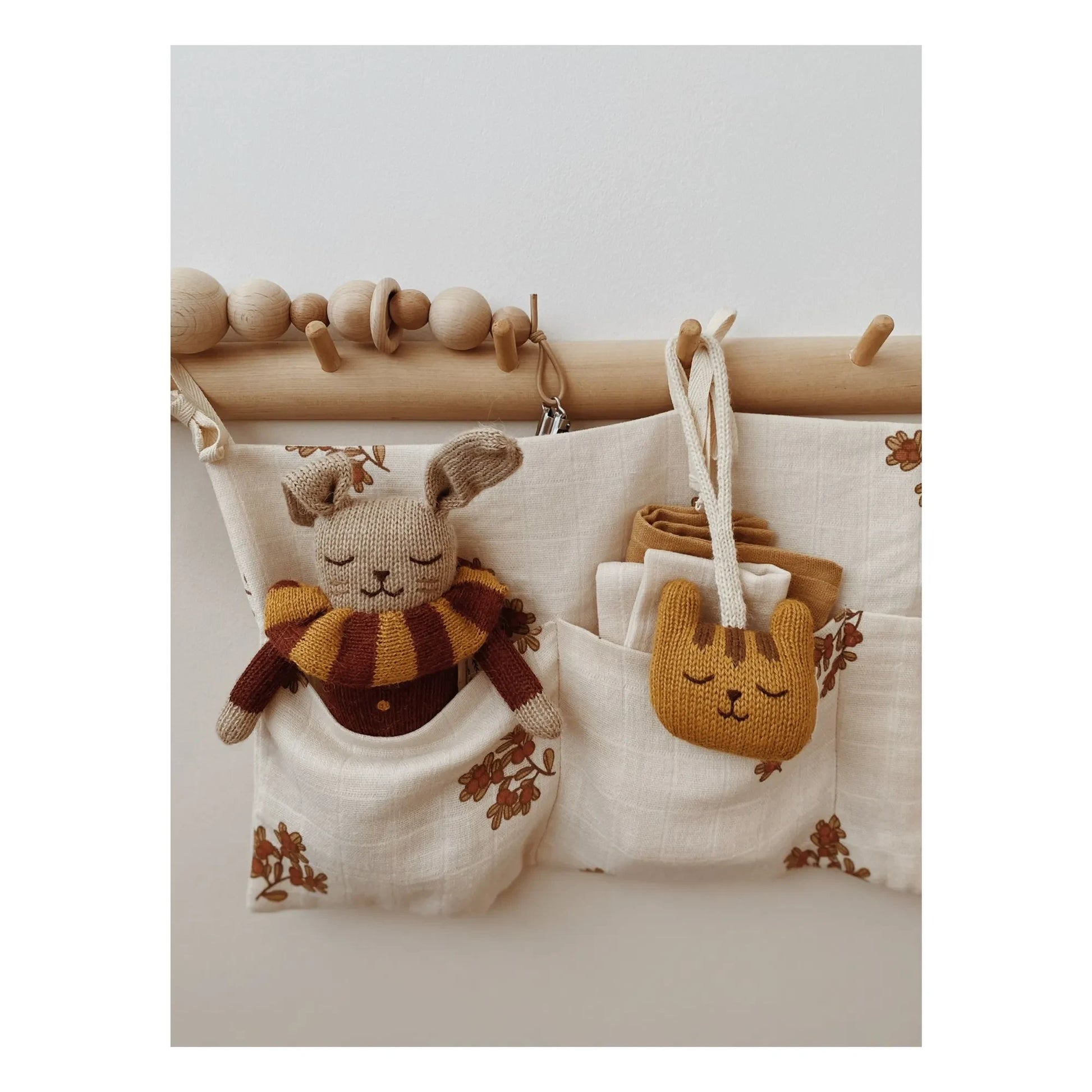 Main Sauvage - Tiger Hanging Toy | Ochre