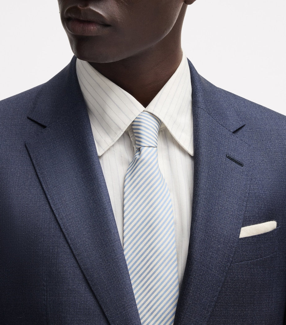 Virgin Wool-Silk 2-Piece Suit
