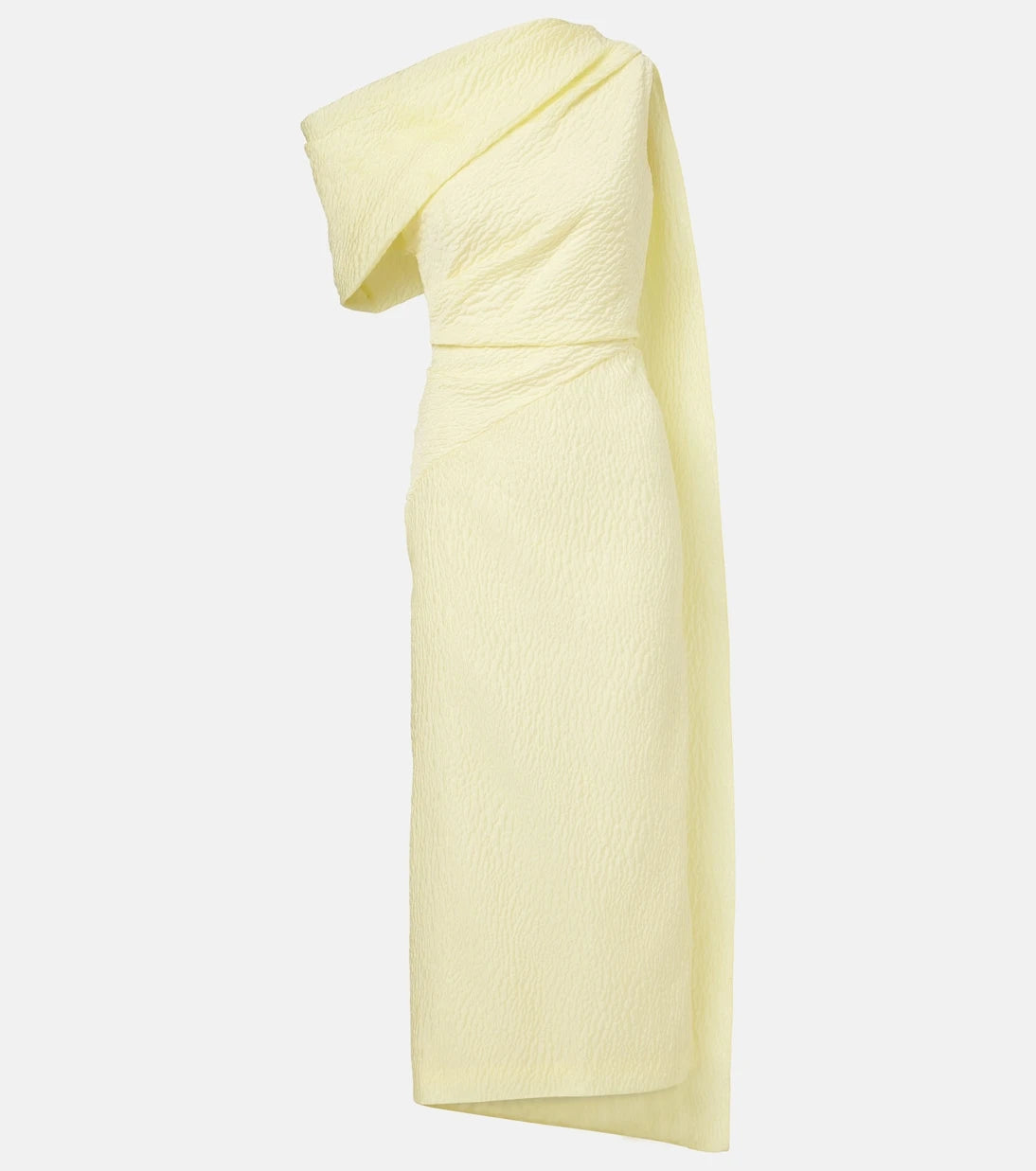 Roksanda - Maite caped cloqué midi dress