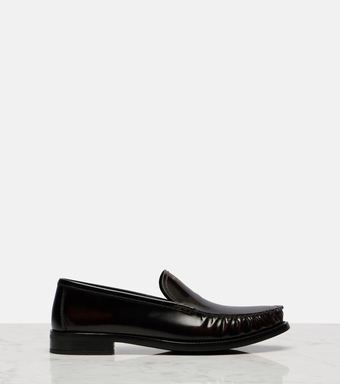 Prada - Leather loafers