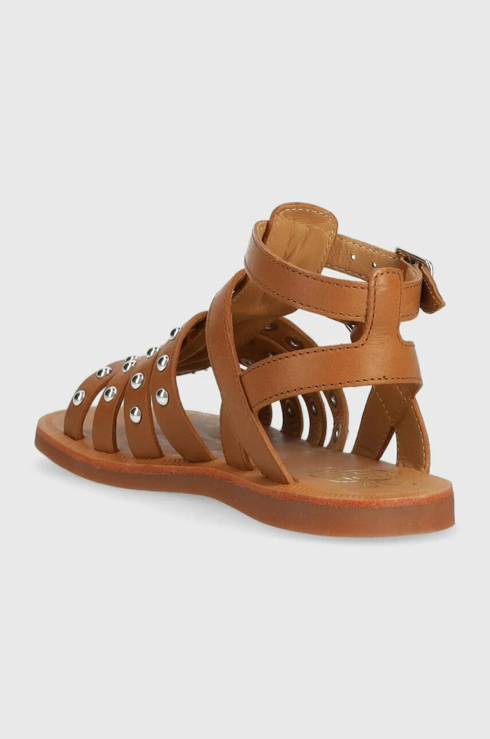 Pom D'api Deri Çocuk Sandaletleri