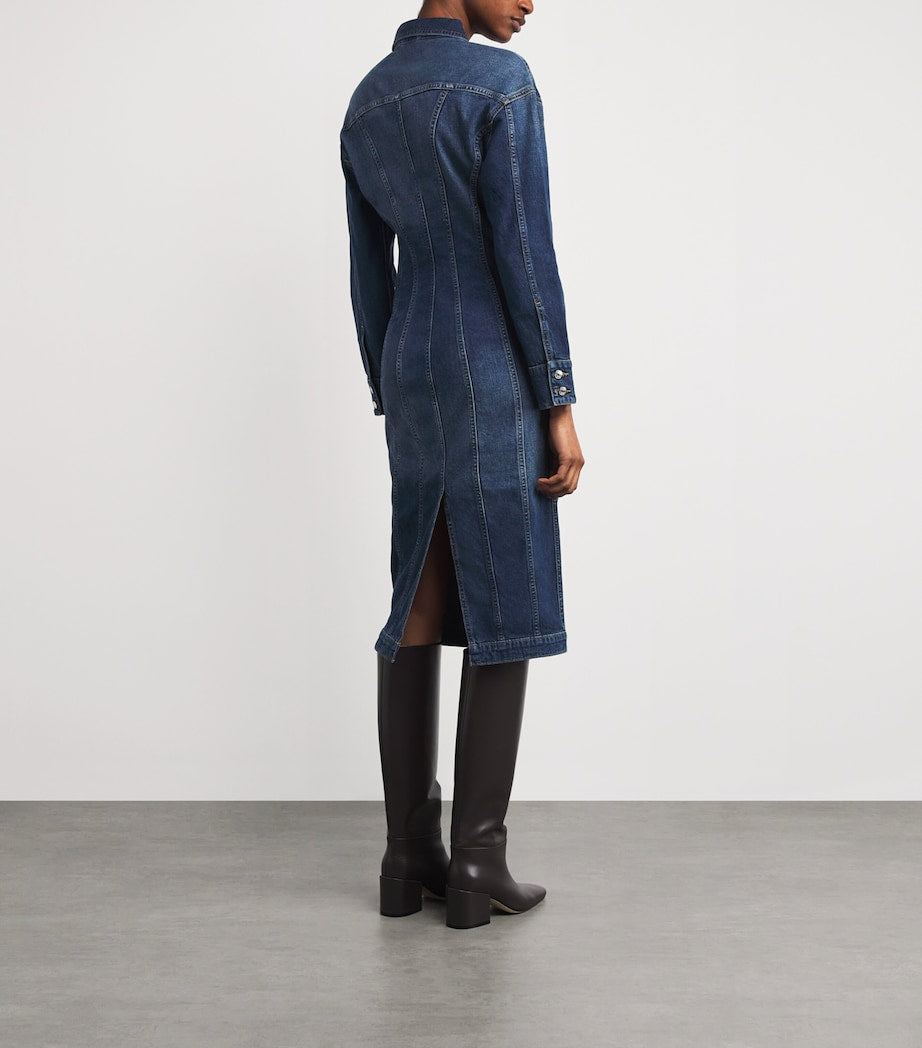 EB Denim Navy Denim Prima Mini Dress