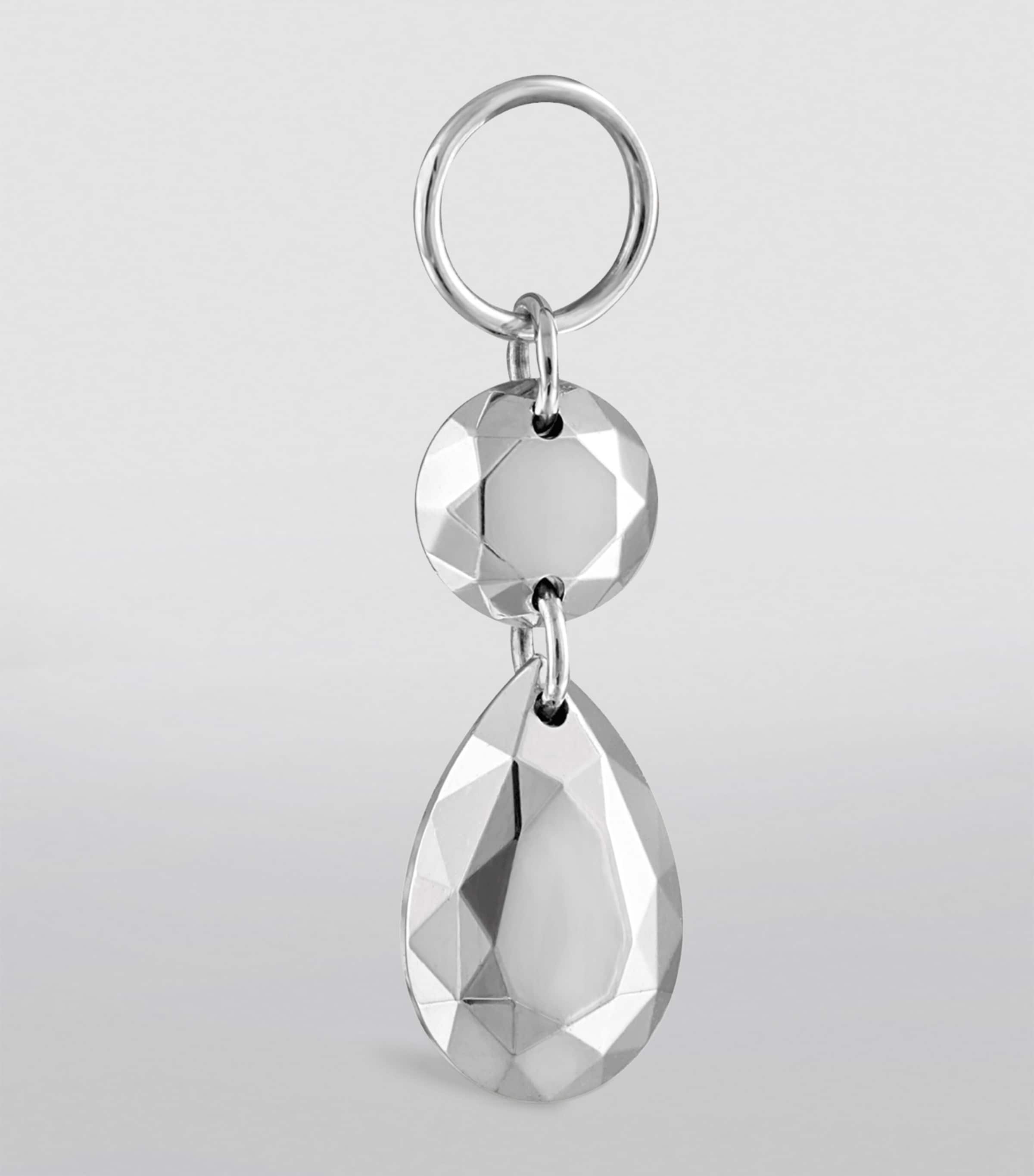 Double Faceted Gold Charm