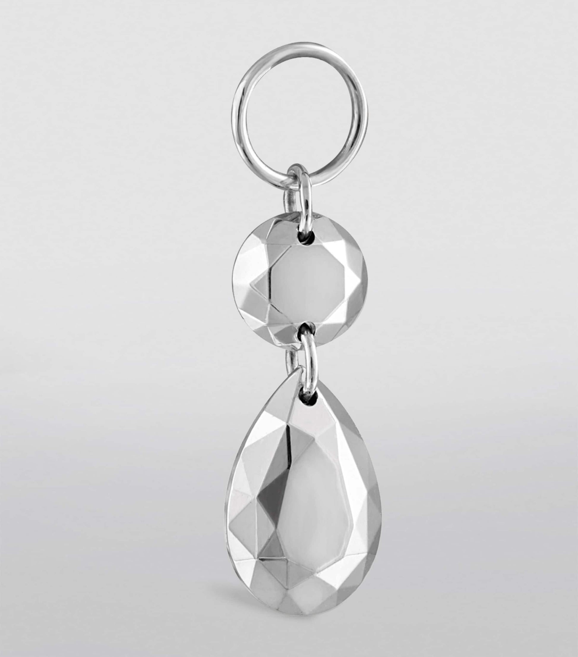 Double Faceted Gold Charm