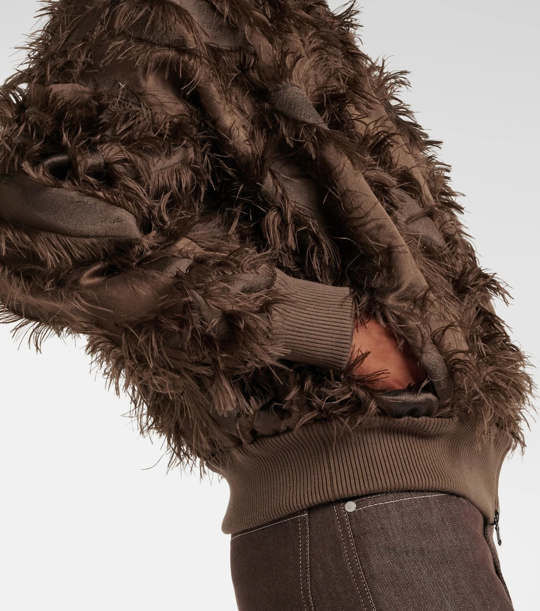 Brunello Cucinelli - Feather-trimmed jacket