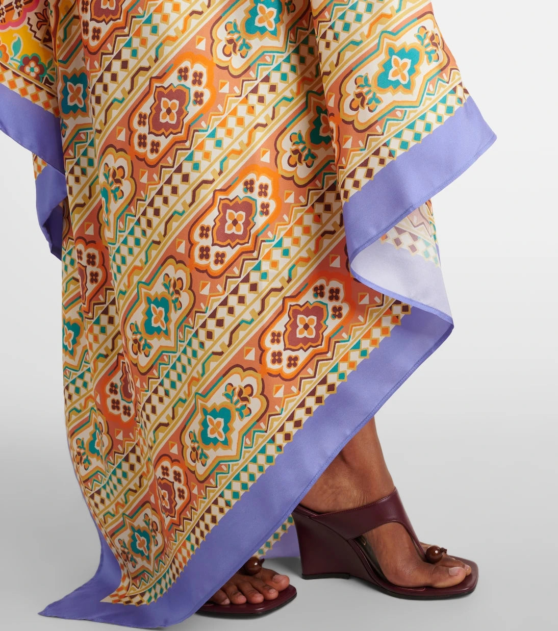 Etro - Printed silk midi dress