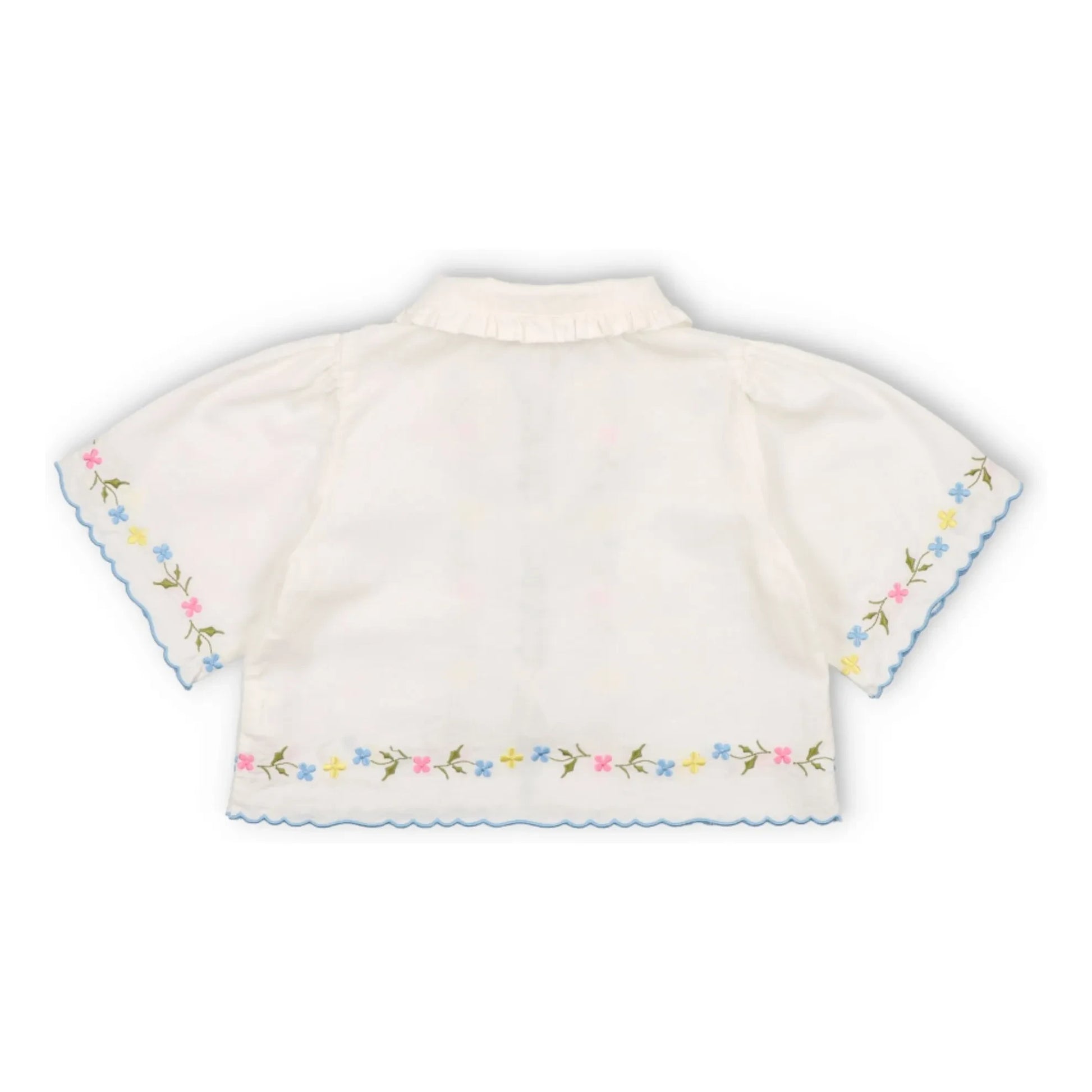 the new society - Hermione Knotted Blouse | White