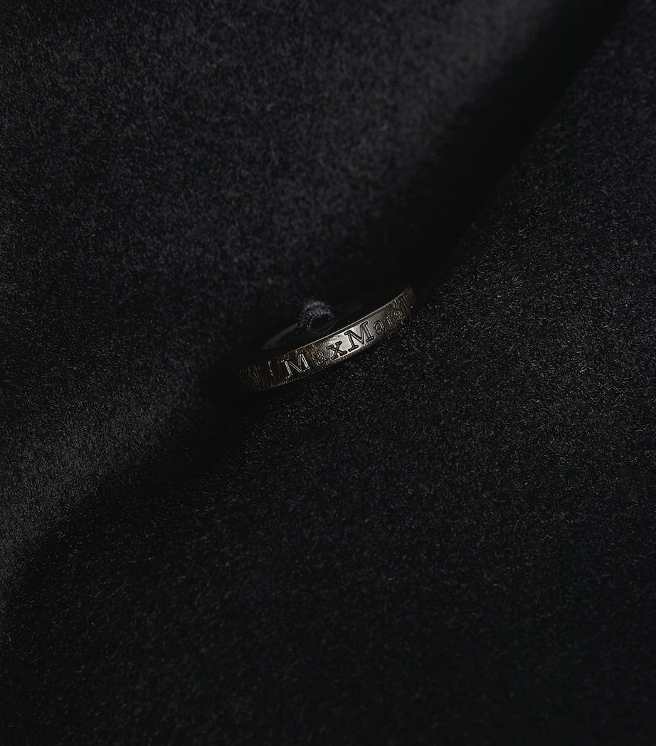 Max Mara Black Madame Icon Coat