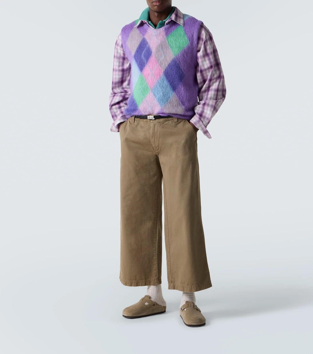 ERL - Checked cotton shirt