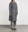 Polo Ralph Lauren Grey Wool Wrap Coat