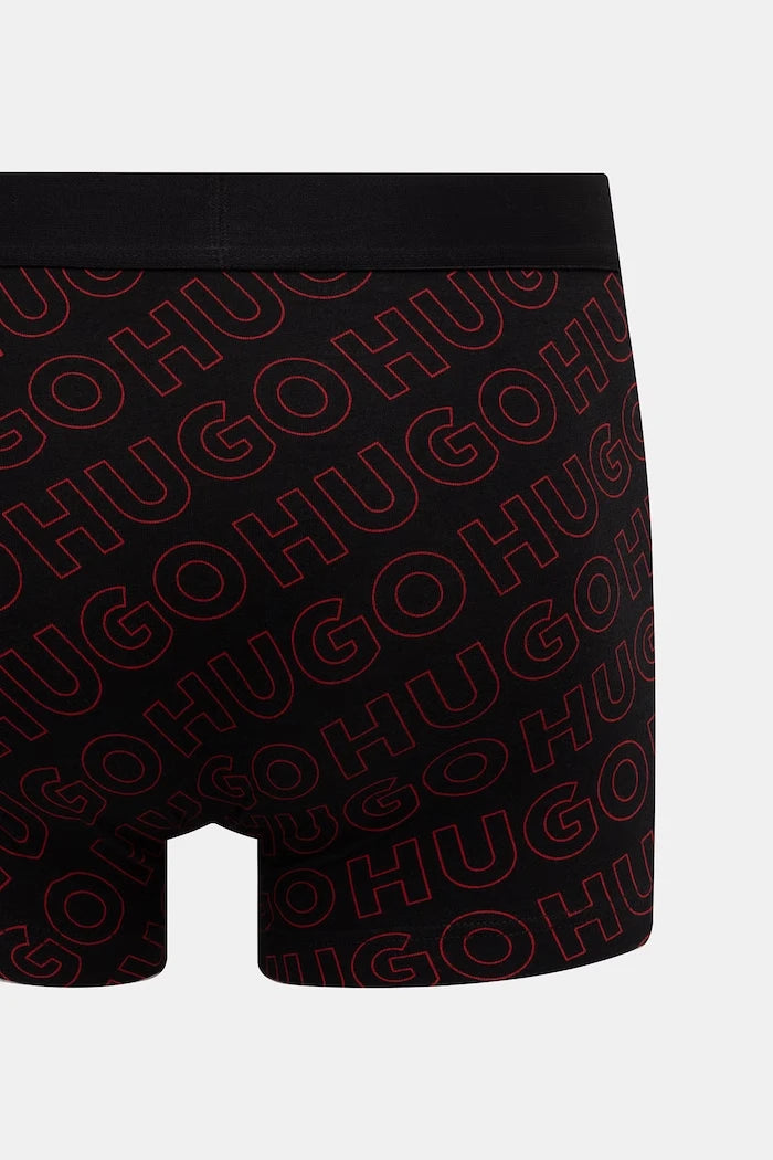 HUGO erkek pamuklu elastanlı dar boxer TRUNK TRP GALAXY DES 3’lü