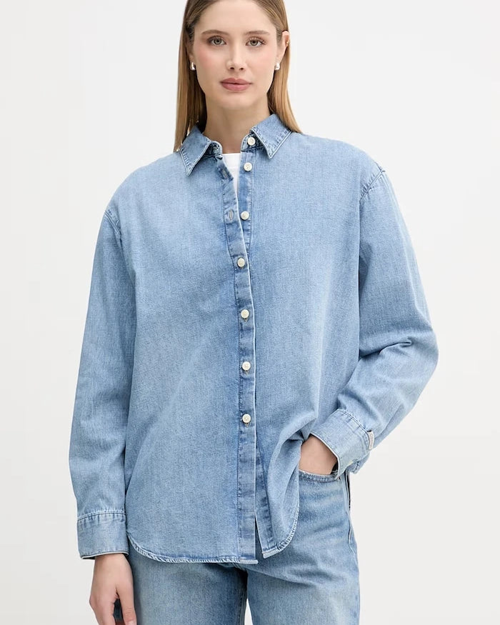 Calvin Klein Jeans kadın denim gömlek