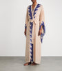 Bocan Lace-Trim Marina Long Robe