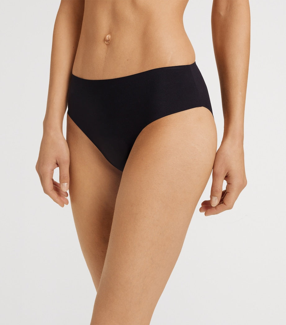Black Invisible Touch Midi Briefs