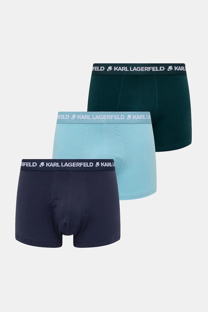 Karl Lagerfeld erkek pamuklu elastanlı boxer 3 adet