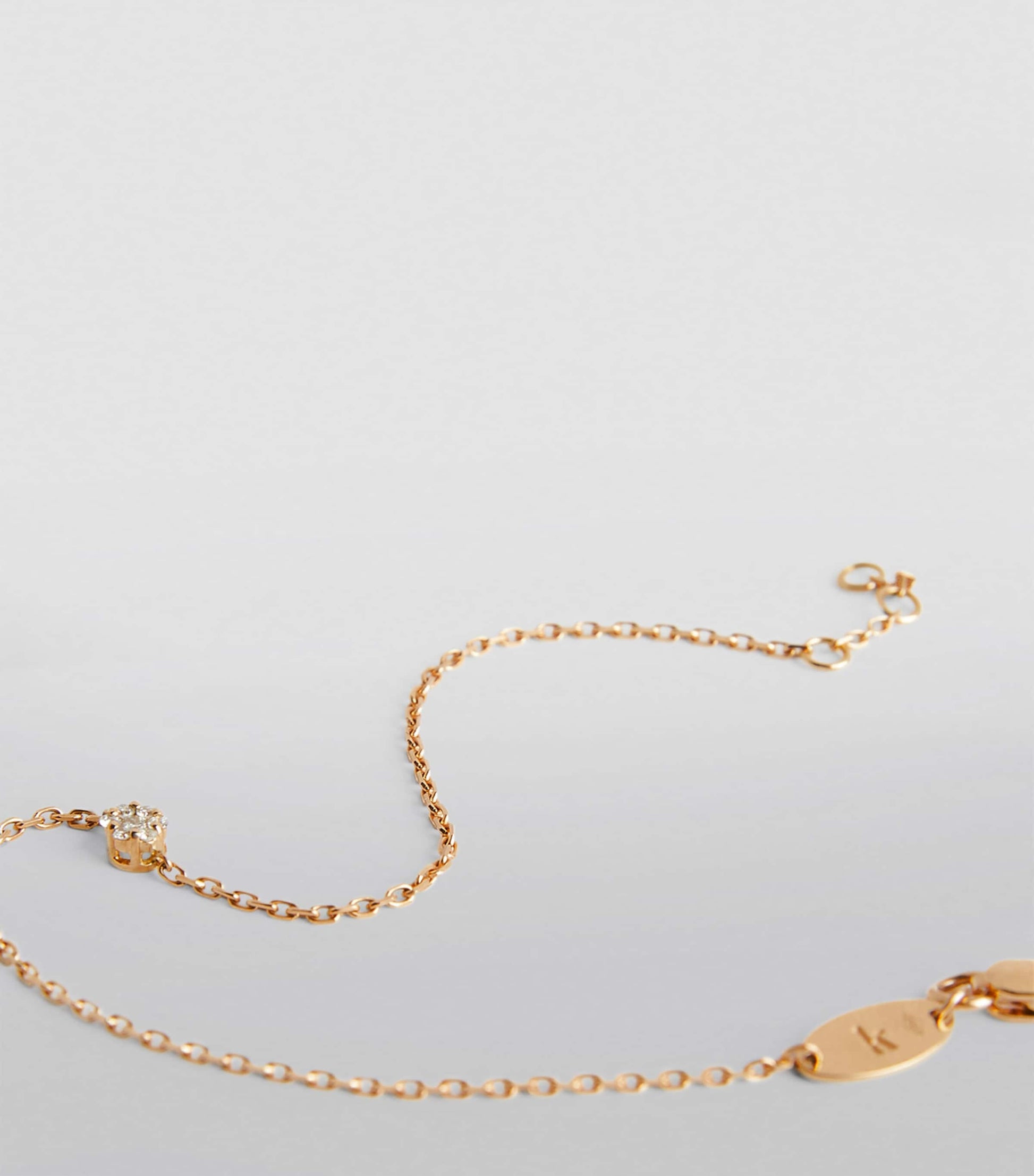 Redline Yellow Gold and Diamond Illusion Bracelet