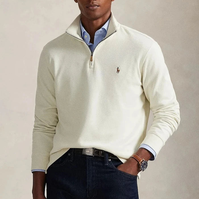 Polo Ralph Lauren 40/1 DBL KNIT JACQ Pamuklu Kazak