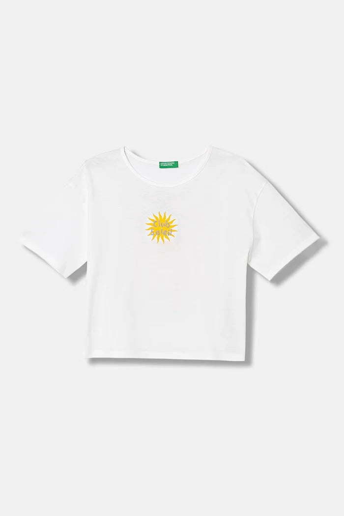 United Colors of Benetton тениска за деца от памук