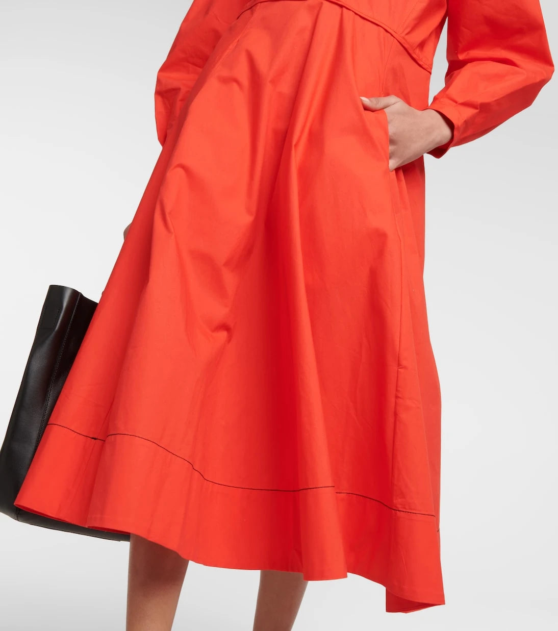Proenza Schouler - White Label cotton poplin midi dress