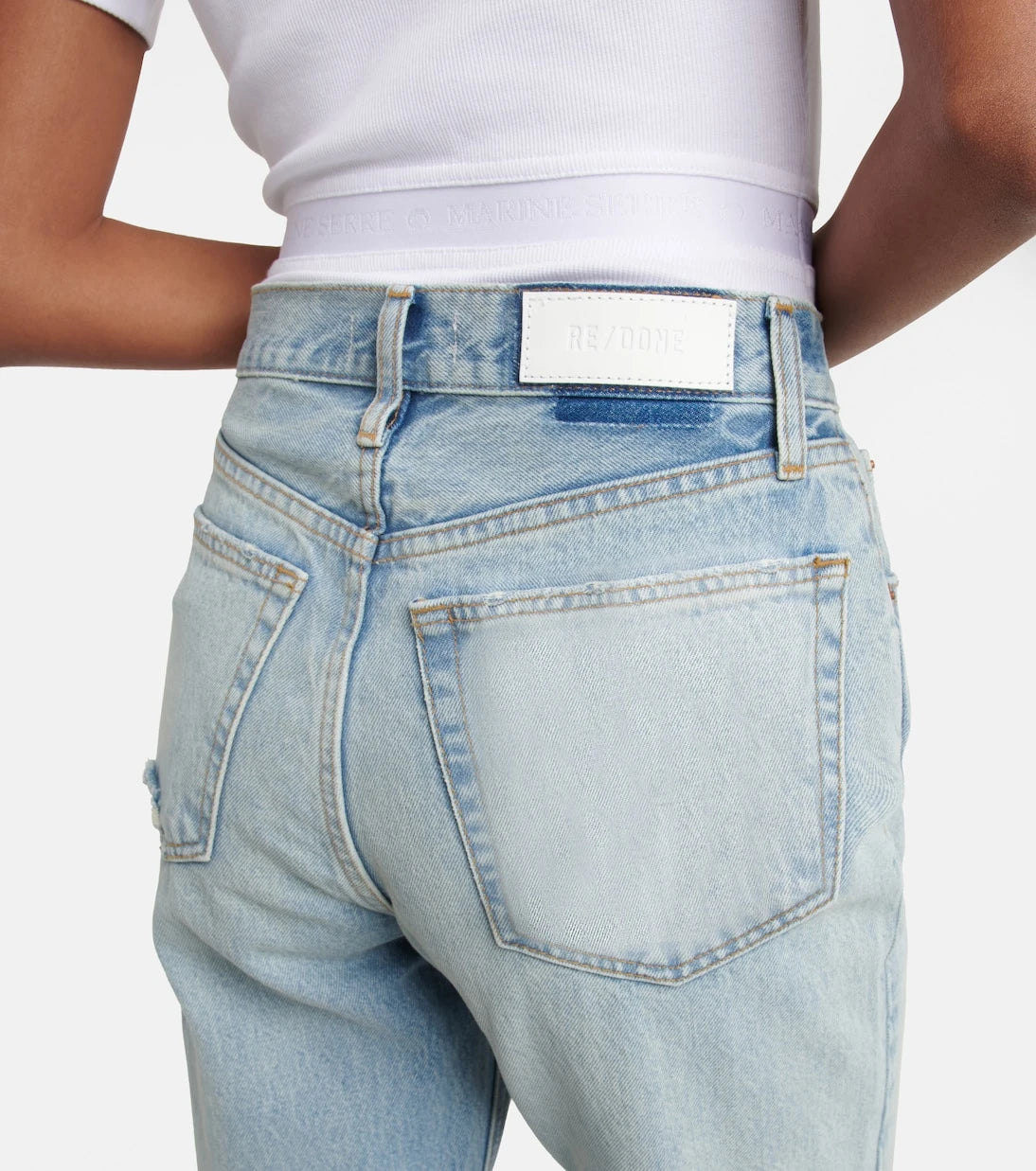 Re/Done - High-rise bootcut jeans