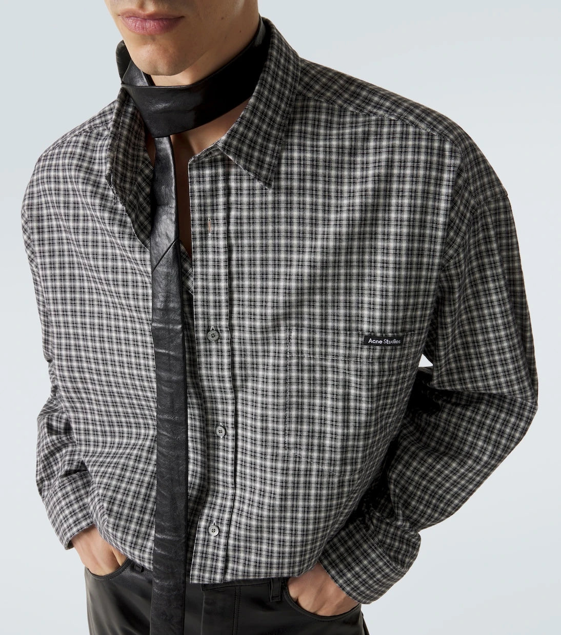 Acne Studios - Checked cotton flannel shirt