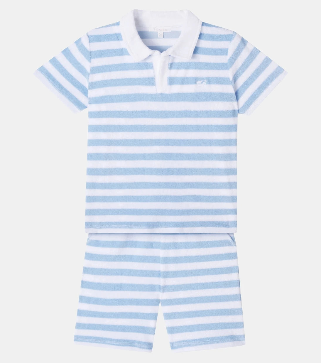 Patachou - Cotton-blend polo shirt and shorts set