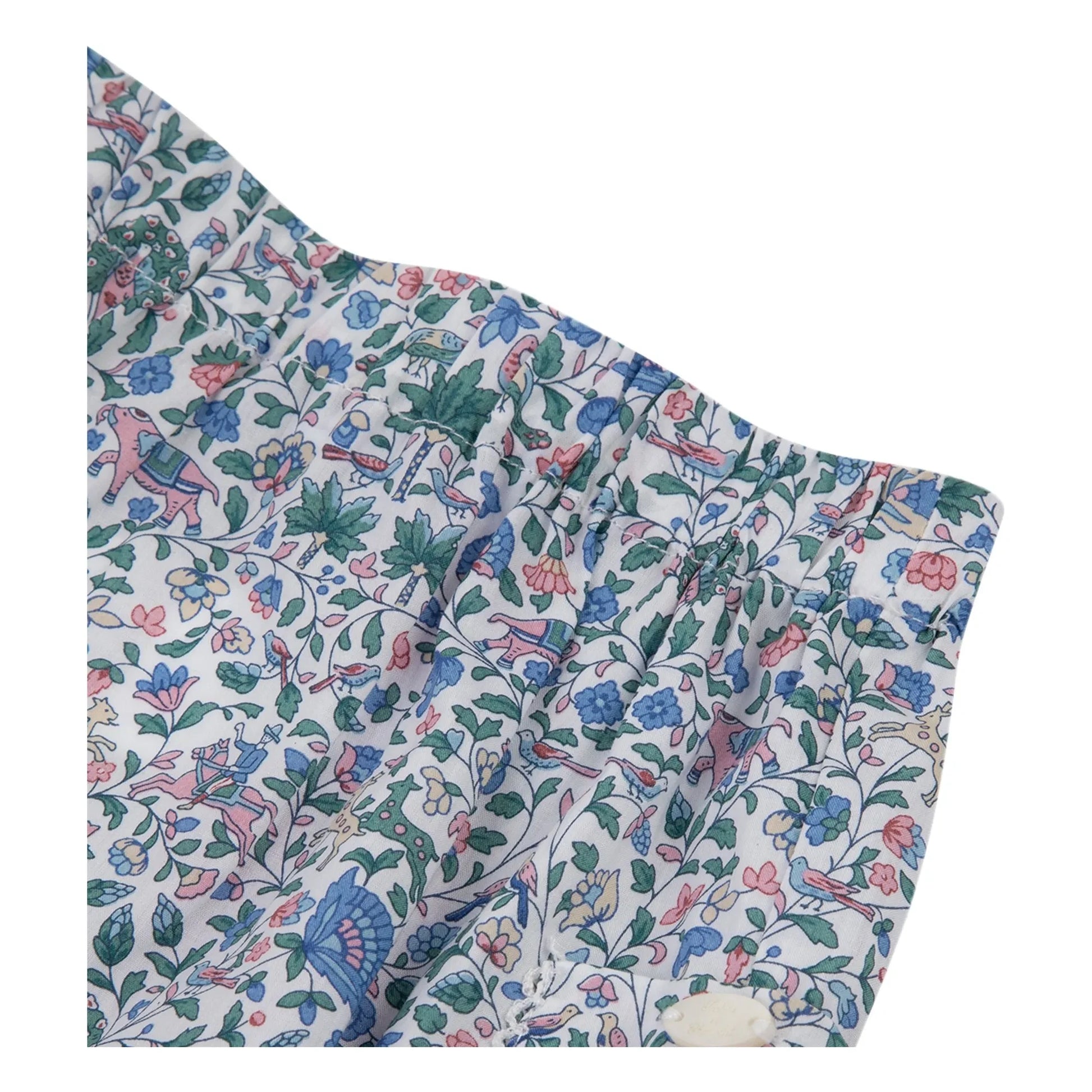 Tartine et Chocolat - Liberty Ruffle Pants | White