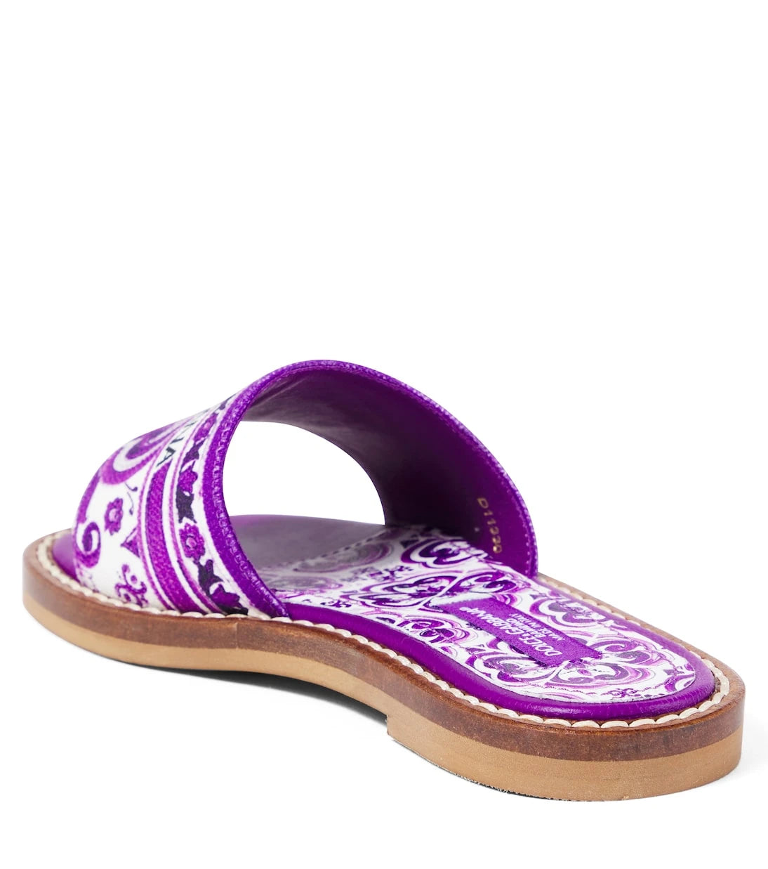 Dolce&Gabbana Kids - Majolica canvas slides