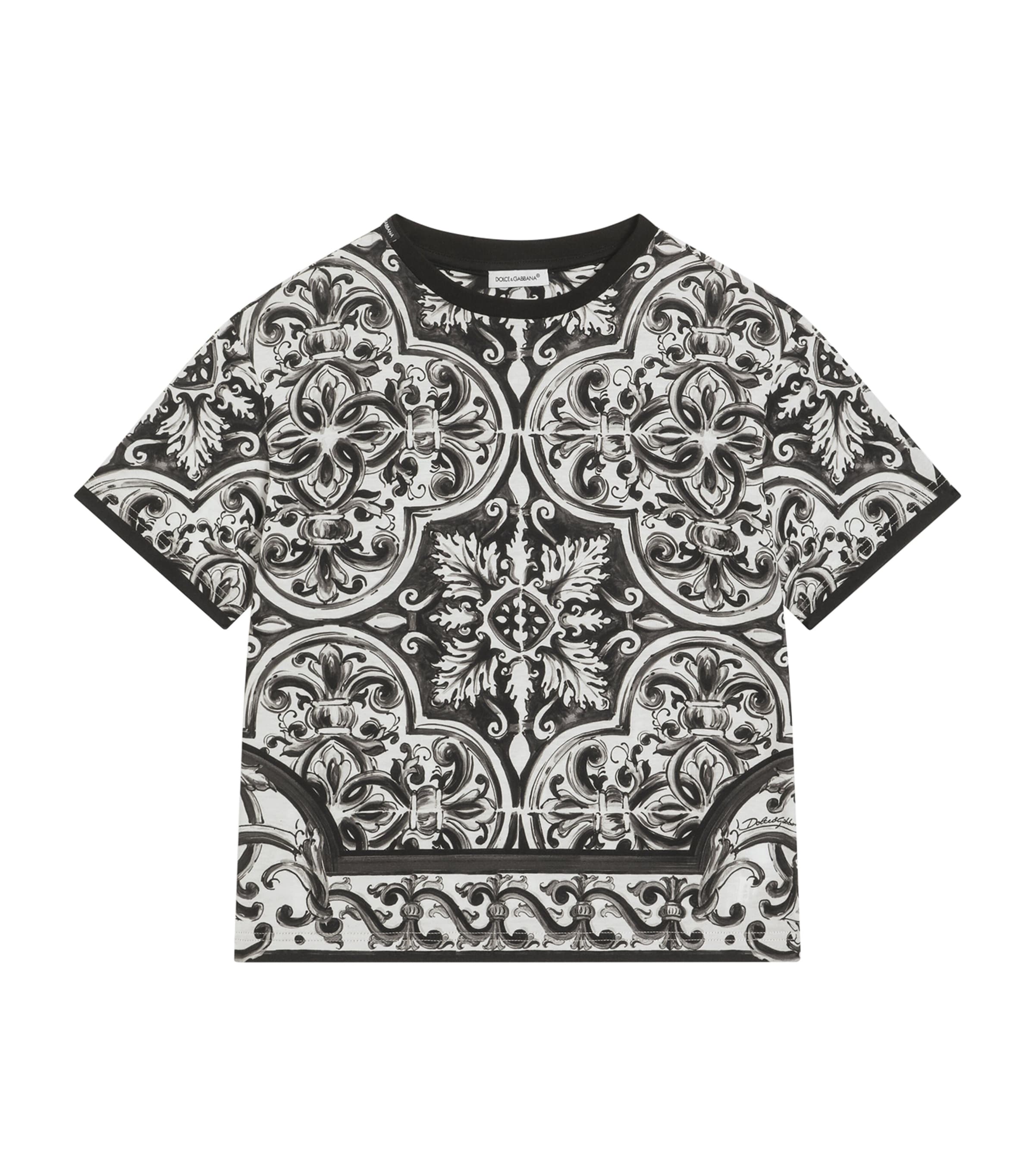 Dolce & Gabbana Kids Cotton Jersey T-Shirt (8-12 Years)