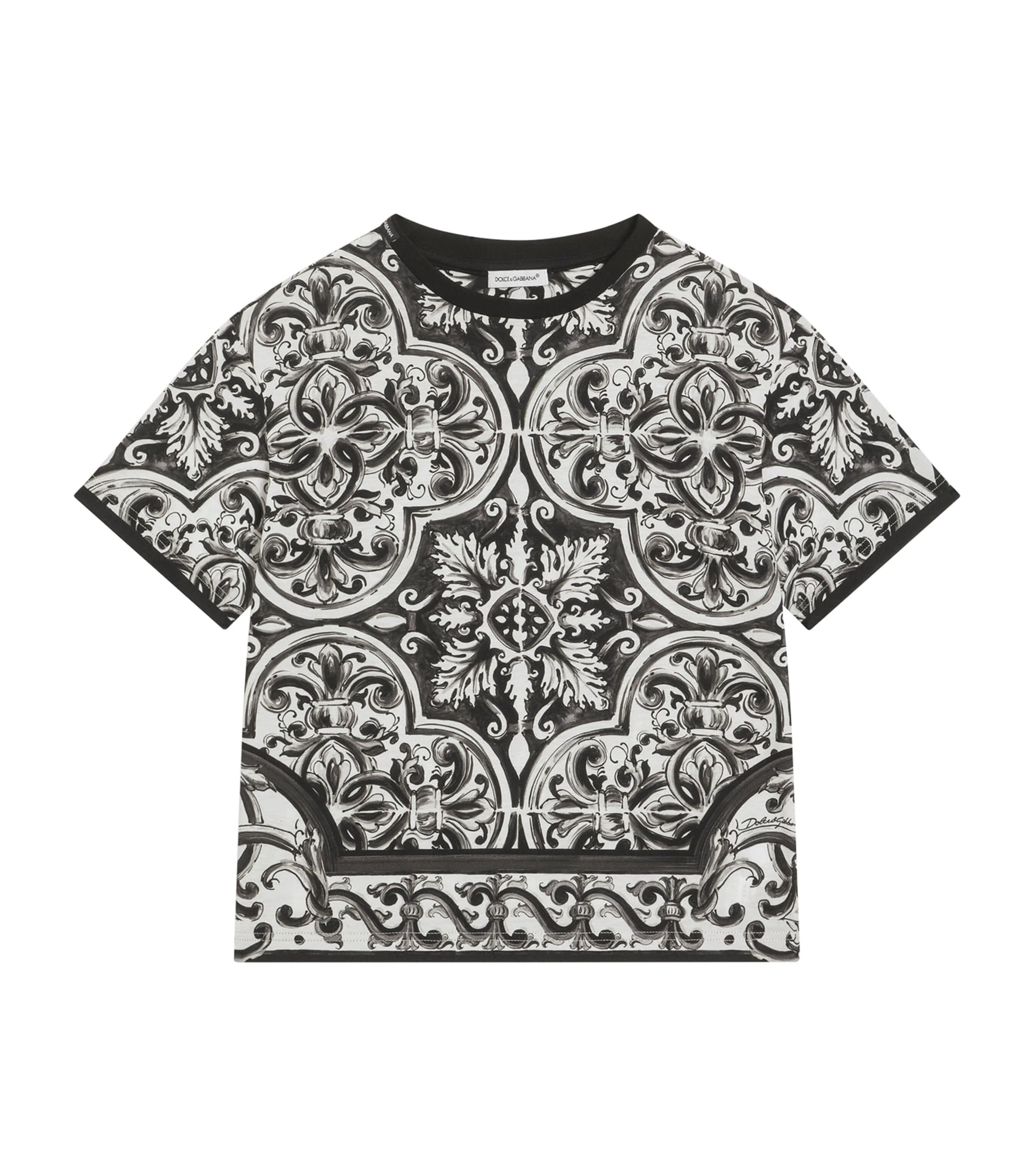 Dolce & Gabbana Kids Cotton Jersey T-Shirt (8-12 Years)