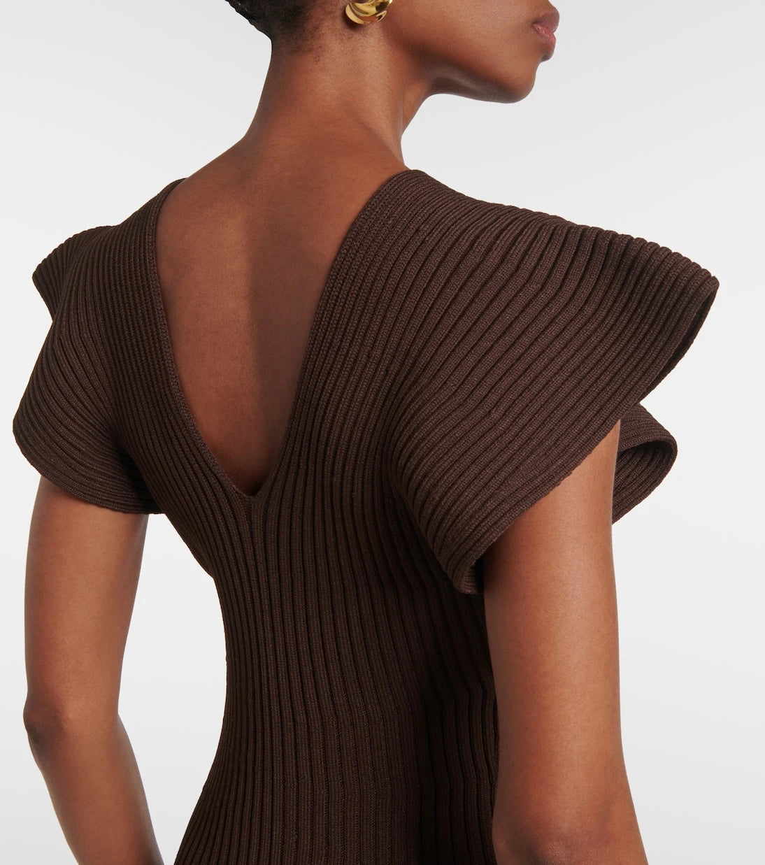 Altuzarra - Trey ruffled ribbed-knit gown