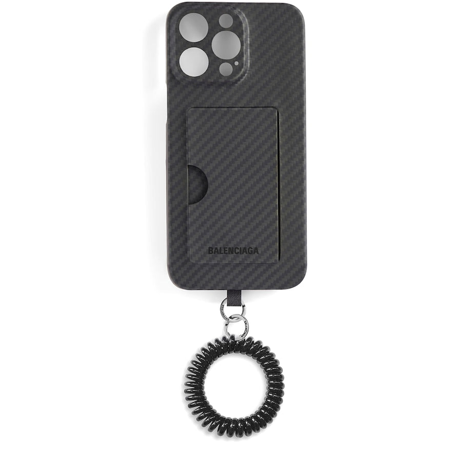 Black Tech Carbon Fiber Scoobi iPhone Case