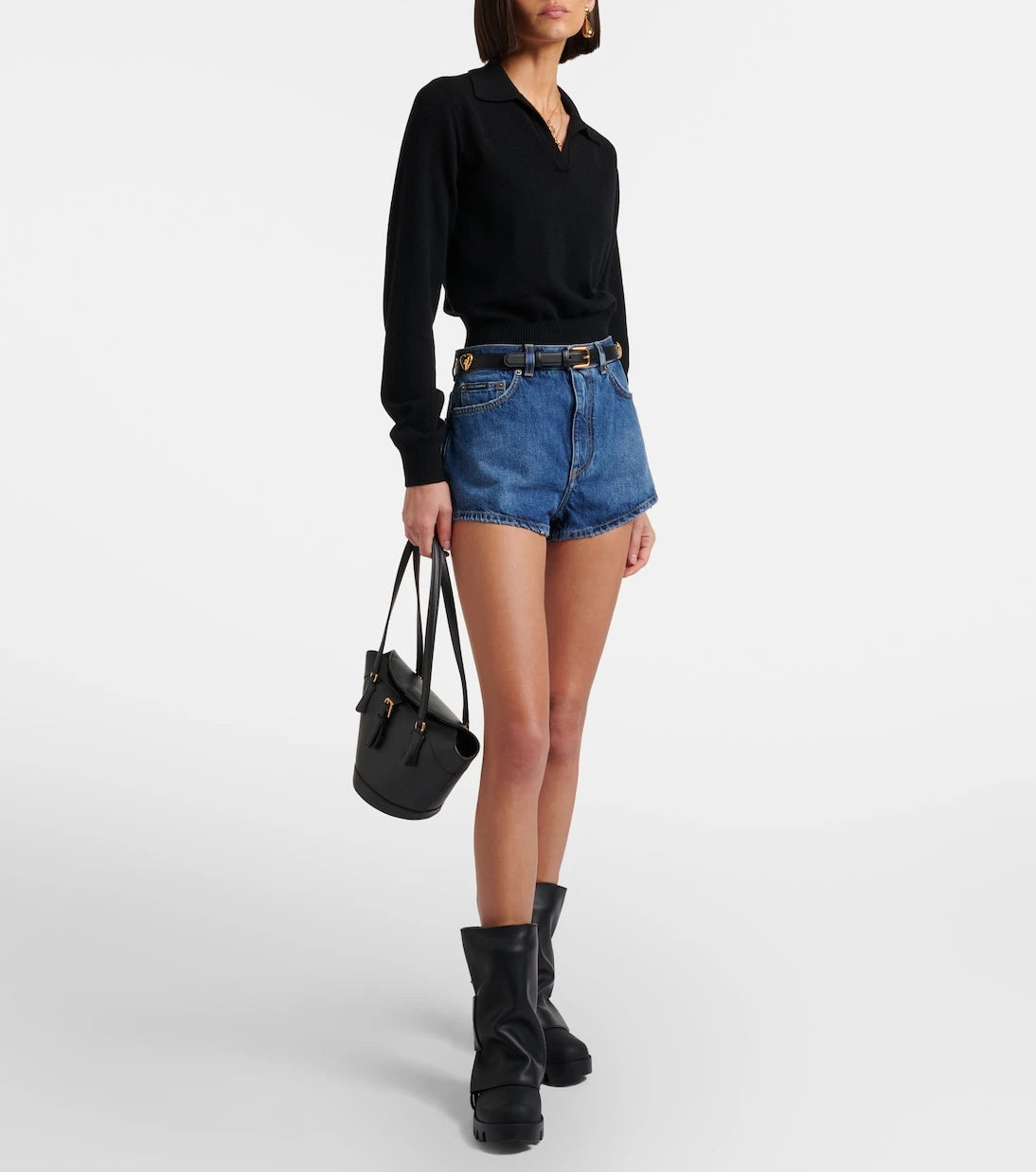 Dolce&Gabbana - Leather biker boots